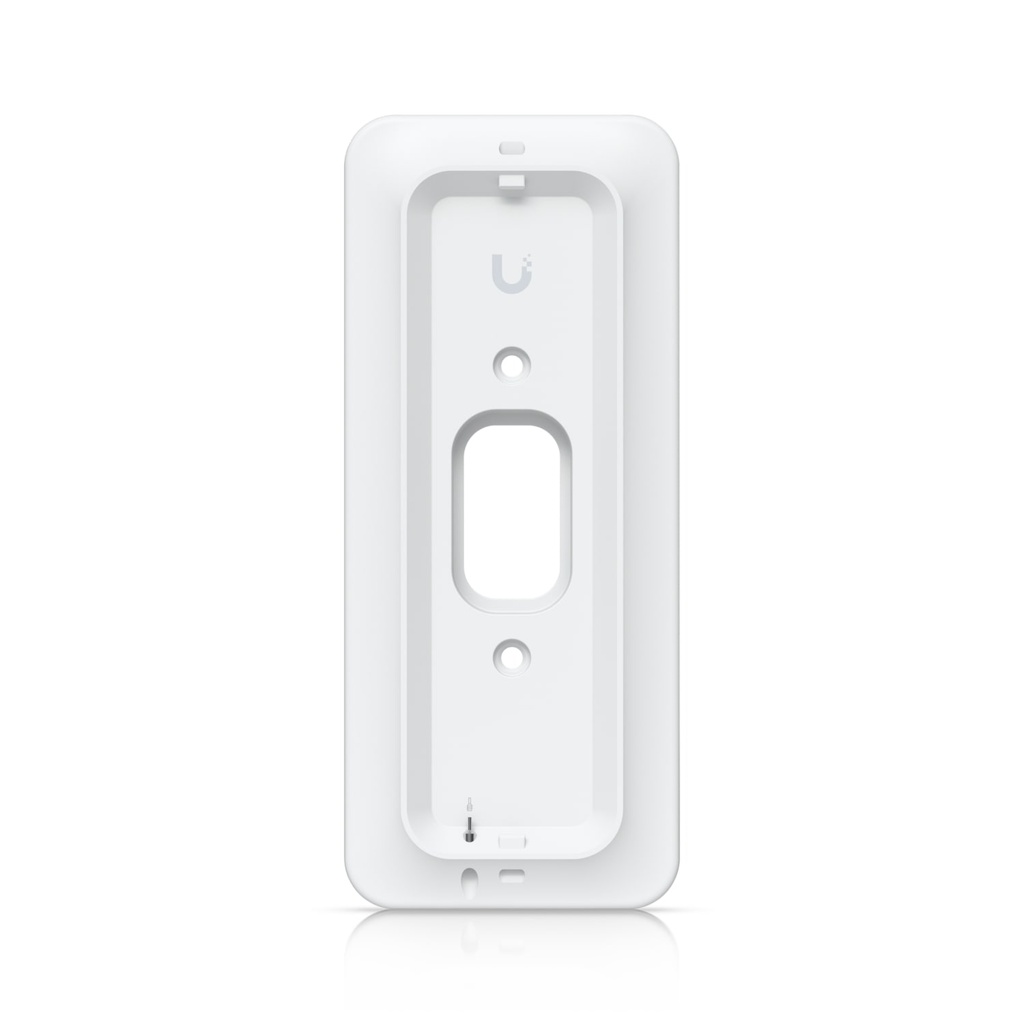 [810084693018] 810084693018 Ubiquiti G4 Doorbell Pro PoE Gang Box Mount, White,Secure, Flat/ 25° Angled Wedge Angled Mounting Plate, Compatible NHU-UVC-G4-DBELL-POE, 2Yr Warr