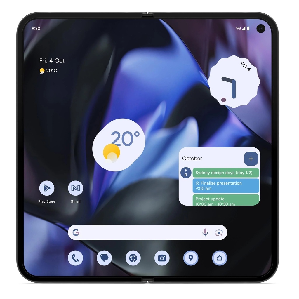 [840353909960] 840353909960 Google Pixel 9 Pro Fold 5G 512GB - Obsidian (GA05799-US)*AU STOCK*, 8.0", OLED, 120Hz, 16GB/512GB, 48MP/10MP, Single SIM + eSIM, 2 Years Warranty