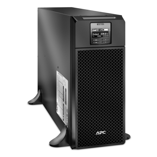 [UPA-SRT6KXLI] UPA-SRT6KXLI APC Smart-UPS On-Line, 6kVA/6kW, Tower, 230V, 6x C13+4x C19 IEC outlets, Network Card+SmartSlot, Extended runtime, W/O rail kit