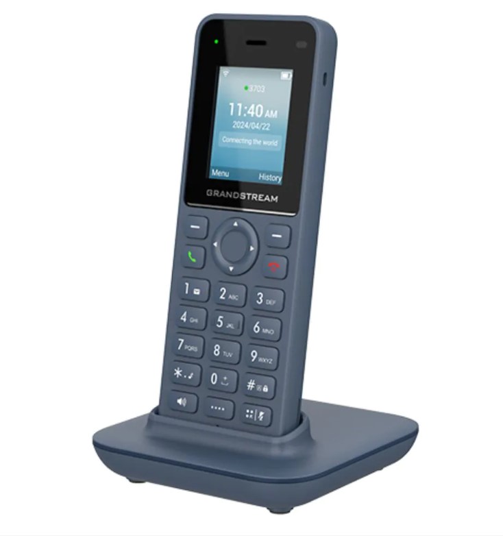 [6947273705093] 6947273705093 Grandstream WP816 Cordless Wi-Fi IP Phone with Integrated Dual-Band and 6-Hour Talk Time, Bluetooth, Wi-Fi, HD voice, 2 SIP Accounts, 2 Lines