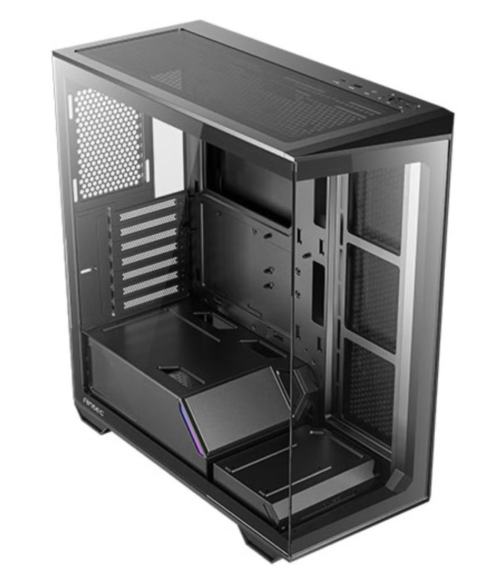 761345100373 Antec C3 SI Seamless ATX, mATX, ITX, USB 3.0, Type-C 3.2, 4mm Tempered Glass -  no Fans. Black Case. Easy install  configurations