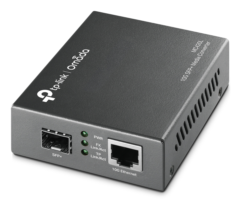 [8885020625554] 8885020625554 TP-Link MC420L Omada 10G Multi-Gigabit SFP Media Converter