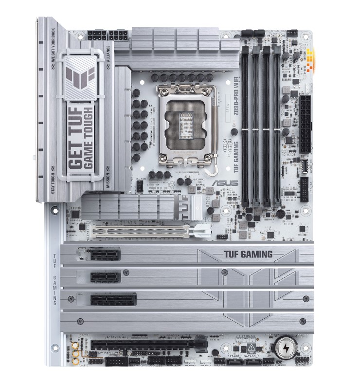 [4711387762646] 4711387762646 ASUS TUF GAMING Z890-PRO WIFI LGA1851 ATX Motherboard 192GB, 4x DDR5, 1x PCIe 5.0 x16 slots, 4 x M.2 slots, 4 x SATA 6Gb/s