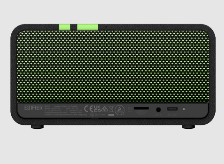 [6923520285464] 6923520285464 Edifier MP230 GREEN BLACK Portable Bluetooth Retro Speaker - Bluetooth 5.0, AUX, micro SD, USB Audio Streaming, 10hrs Battery Life