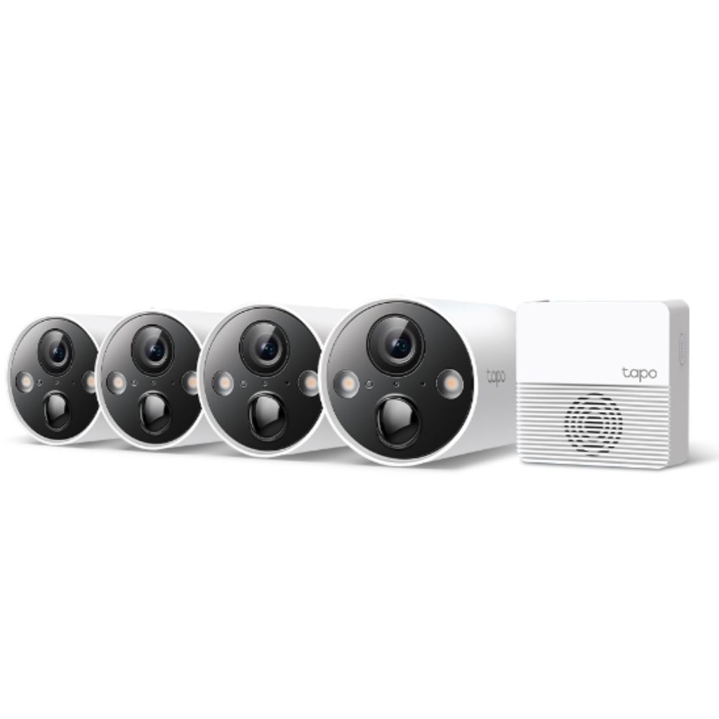 [4895252501919] 4895252501919 TP-Link Tapo C420S4 Smart Wire-Free Security Camera System, 4-Camera System, 180 days battery life, Full-color vision, Smart Detection and Notificatio