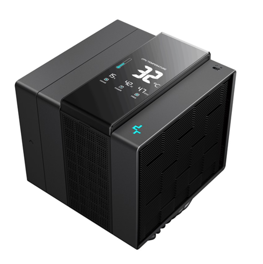 [6933412729136] 6933412729136 DeepCool ASSASSIN IV VC VISION DIGITAL Air Cooler, TDP 300W, Quad-Segmented Dashboard Display, Silent 3-phase 6-slot 4-pole fans (120mm and 140mm)