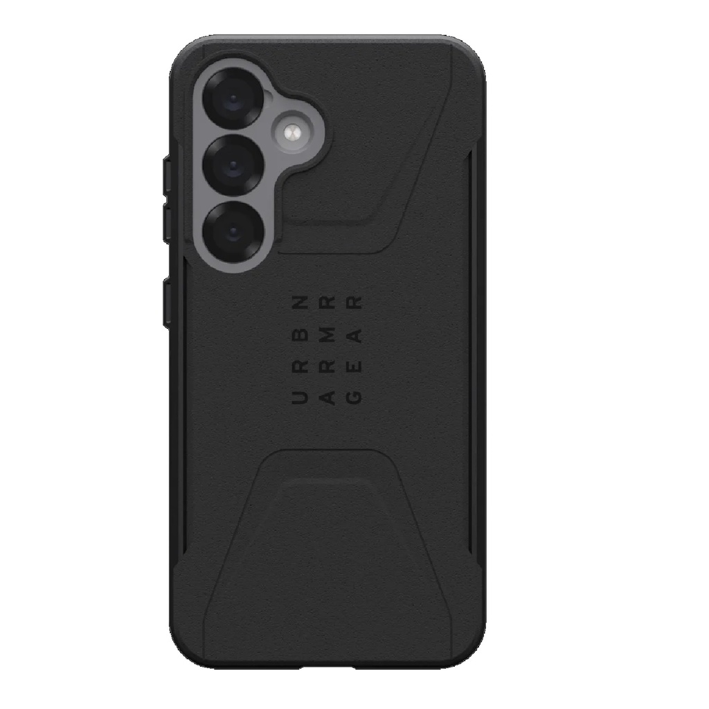 [840283918636] 840283918636 UAG Civilian Magnetic Samsung Galaxy S25 5G (6.2") Rugged Case - Black (214475114040), 20ft. Drop Protection (6M), 10 Years Warranty