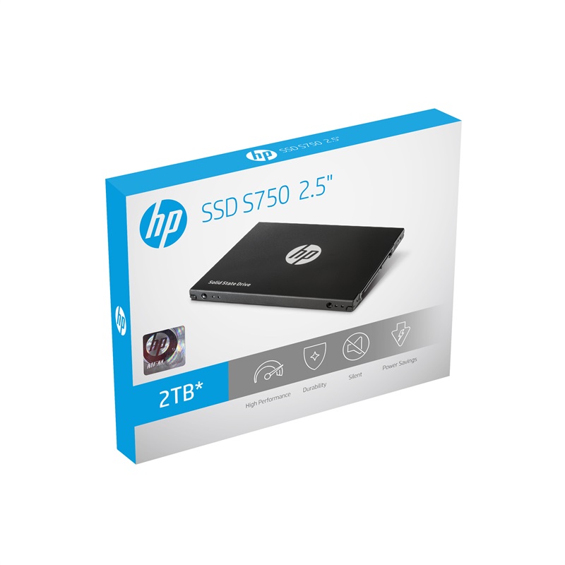 [6955914612525] 6955914612525 HP S750 2TB SATA III 6GB/s 2.5 inch SSD Delivers Exhilarating Speed 560MB/s  520MB/s New-gen NAND Flash
