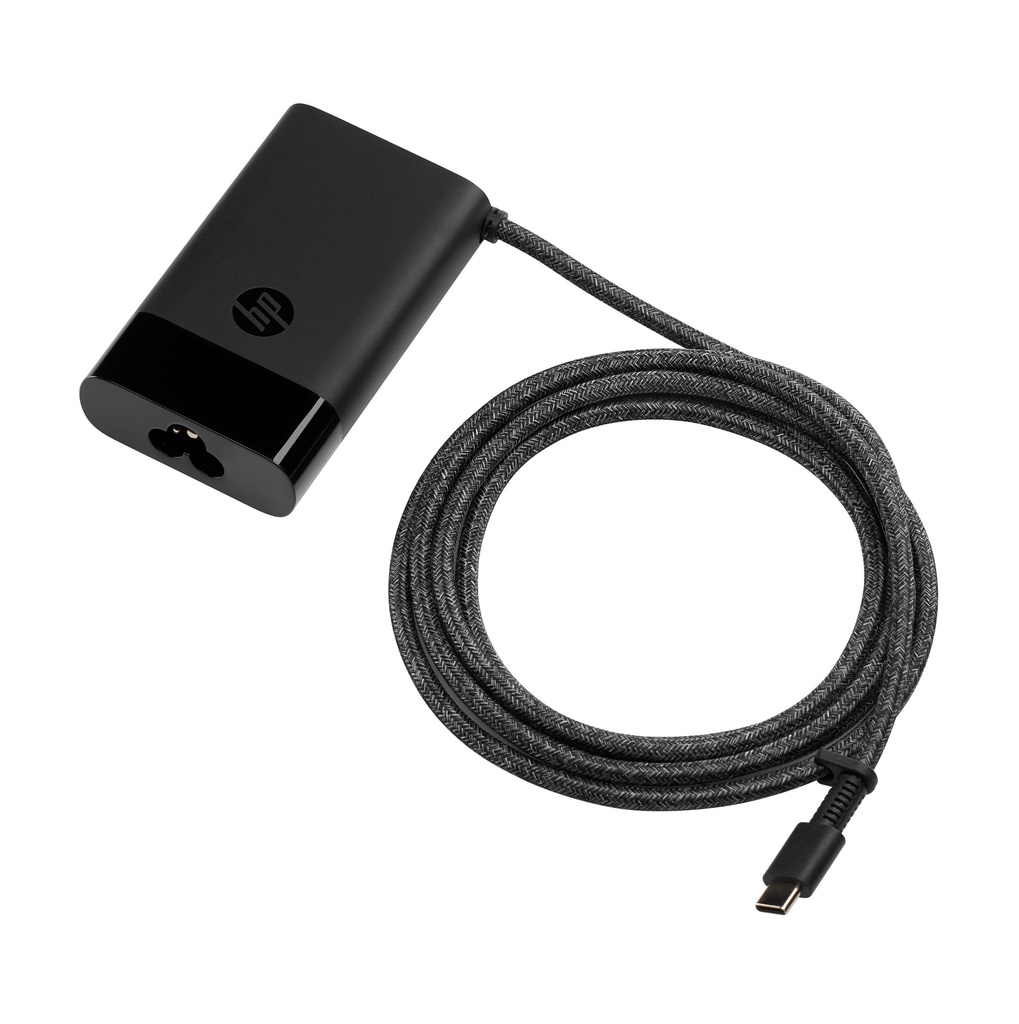 [198122960873] 198122960873 HP 65W USB-C Charger Laptop Travel AC Power Adapter for ProBook 440/450 EliteBook X360/630/640/650/830/840/860 Lightweight 210g with AC Cord