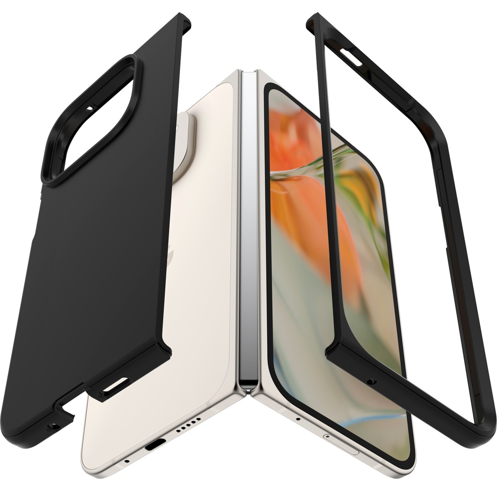 [840304762576] 840304762576 OtterBox Thin Flex Google Pixel 9 Pro Fold (8") Case Black - (77-95560), Military Standard Drop Protection, Hard Case, Ultra-Slim, 7 Years Warranty