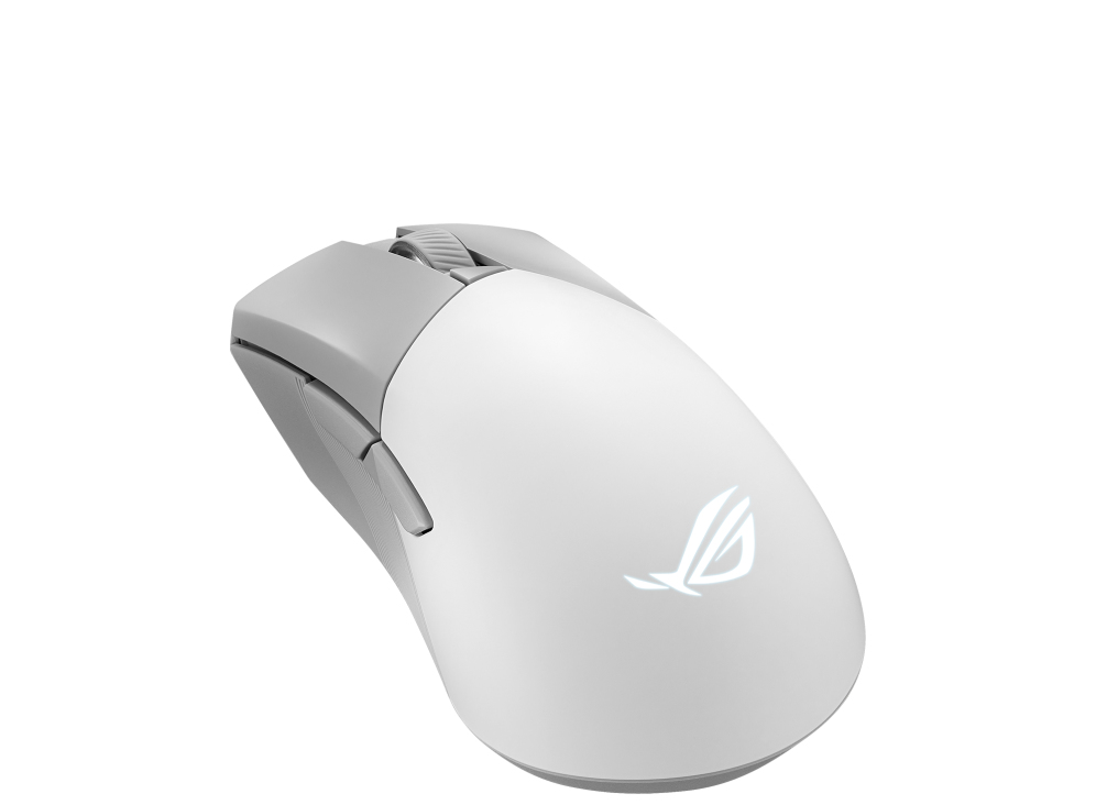 [4711081757764] 4711081757764 ASUS ROG Gladius III Wireless AimPoint Moonlight White Gaming Mouse, 36,000dpi Optical Sensor, Tri-mode Connectivity, ROG SpeedNova, 79g, Swappable S
