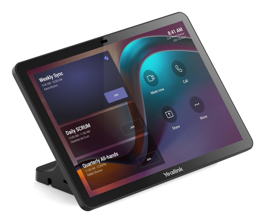 [6938818319646] 6938818319646 Yealink CTP25 Teams Collaboration Touch Panel, Annotation on Shared Content, Conference Control, Flexible Deployment, 10-Inch Touch Screen