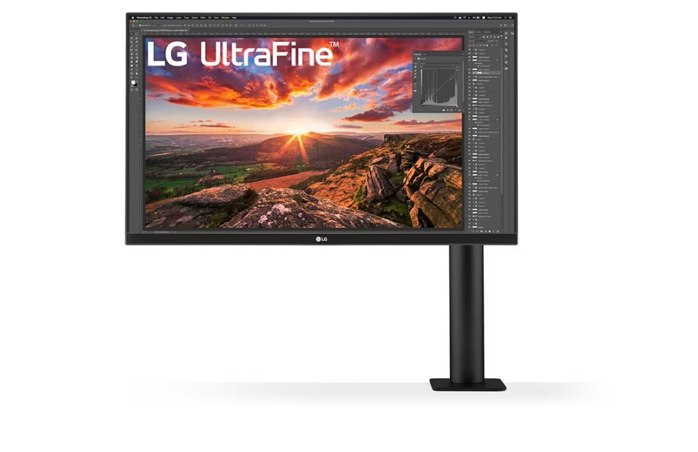 [8806096048467] 8806096048467 LG 27" IPS Ergo 4K (3840x2160) C-Clamp USB-C x1 ,HDR 400, VESA 100mm, Speakers Height Adjustable. 3 Years Limited