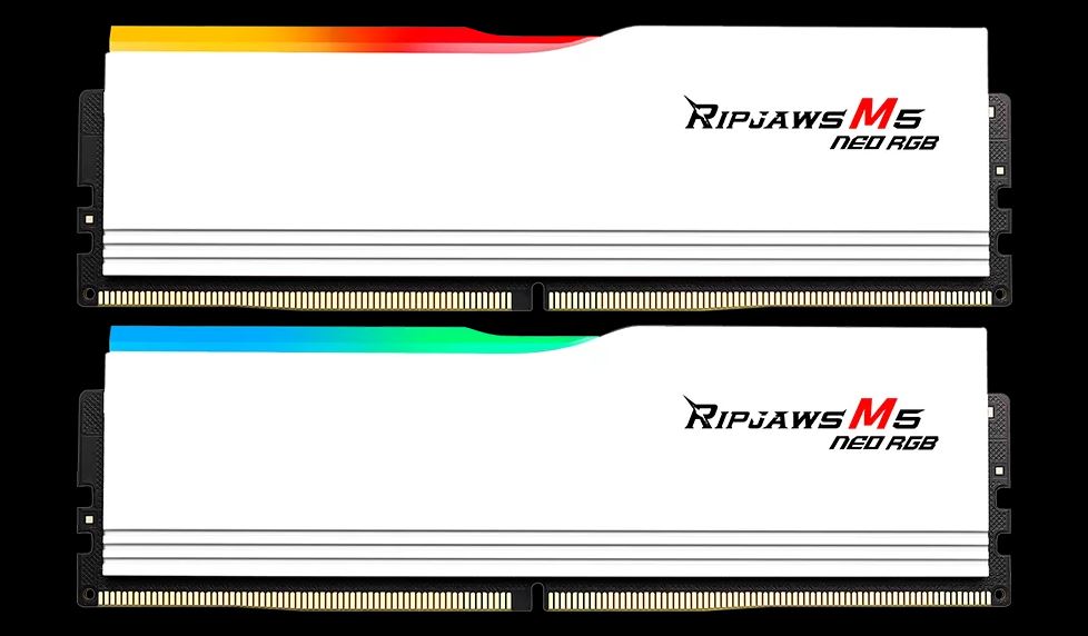 [4713294237224] 4713294237224 G.SKILL F5-6400J3240G16GX2-RM5NRW 32GB (2 x 16GB)/ AMD EXPO/ DDR5 6400 MT/s/ Timings 32-40-40-102/ Voltage 1.40 V/ Ripjaws M5 Neo