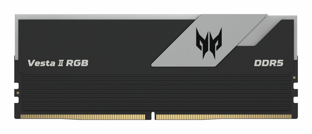[6955914638990] 6955914638990 PREDATOR VESTAII 32GB 16GBx2 Black RGB DDR5 Memory 6000Mhz 1R*8 CL34