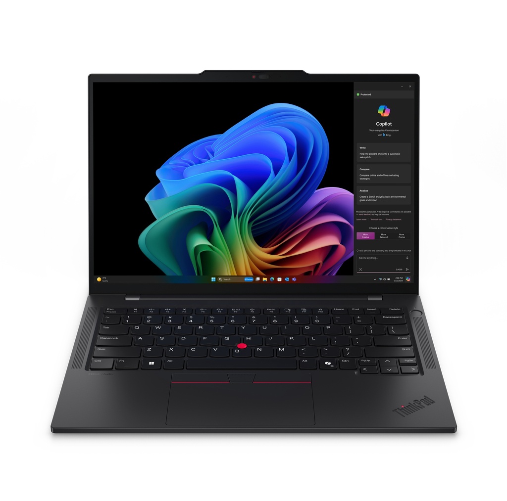 [198155466540] 198155466540 LENOVO ThinkPad T14s 14'' WUXGA Snapdragon X1P-42 16GB DDR5 512GB SSD WIN 11 PRO AI PC NPU 45 TOPS WIFI7 Fingerprint Backlit 3yr OS 1.2kg