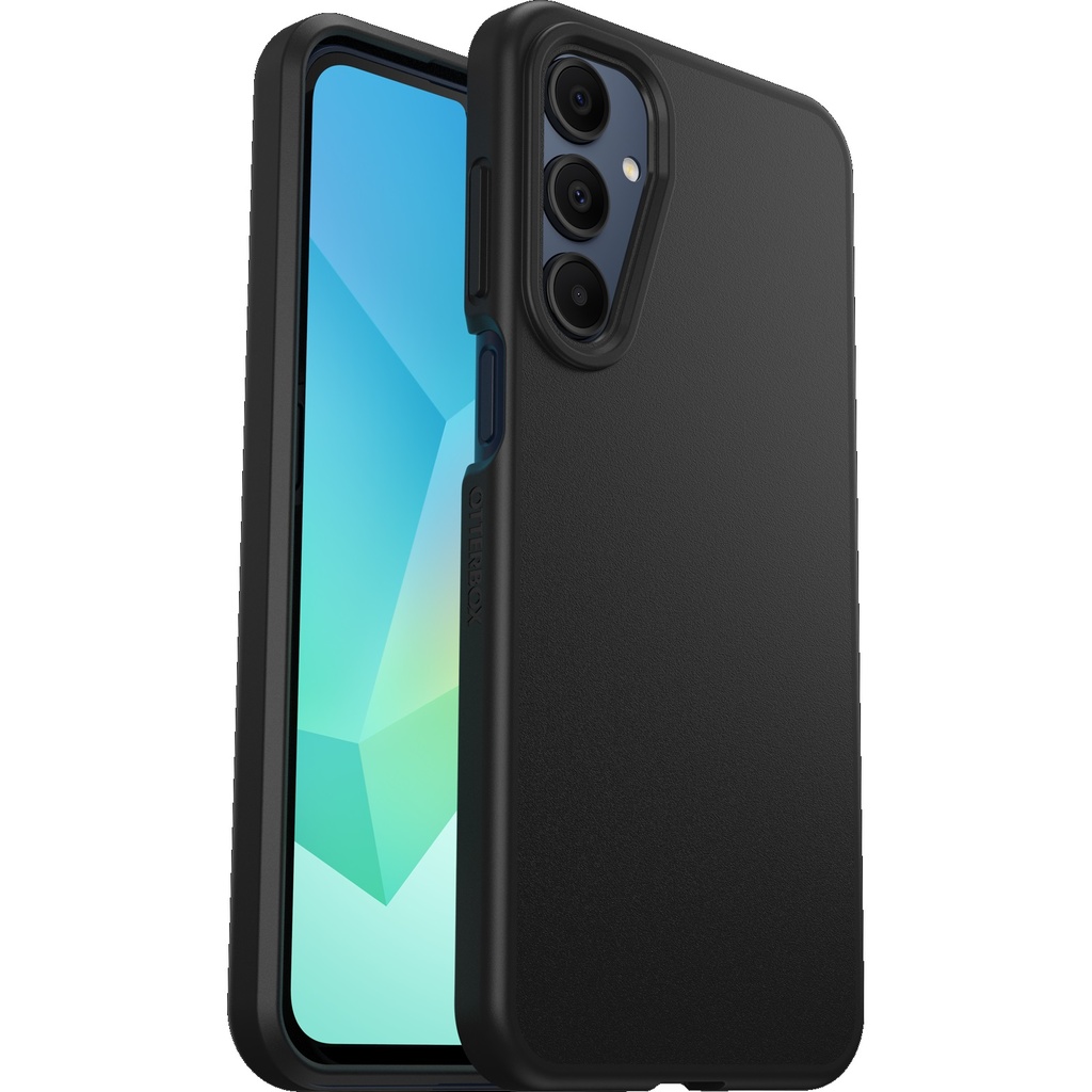 [840304790364] 840304790364 OtterBox React Samsung Galaxy A16 5G (6.7") Case - Black (77-97668),DROP+ Military Standard, Wireless Charging Compatible, 7 Years Warranty