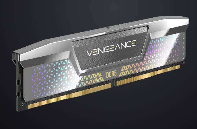 [840440495703] 840440495703 Corsair VENGEANCE® RGB 48GB (2x24GB) DDR5 CUDIMM 8000MT/s CL38 Memory Kit