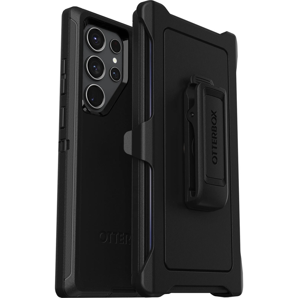 [840304712403] 840304712403 OtterBox Defender Samsung Galaxy S23 Ultra 5G (6.8") Case Black - ProPack - (77-91058), DROP+ 4X Military Standard, Multi-Layer, 7 Years Warranty