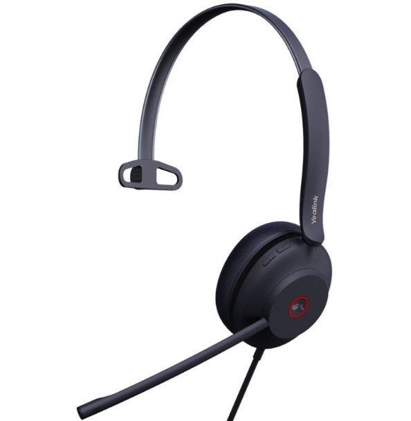 [IPY-UH35-M-TEAMS-CA] IPY-UH35-M-TEAMS-CA Yealink UH35 Mono Teams USB-C/A Wired Headset, Microsoft Teams  UC Certified, Dual Noise-Canceling Microphones USB-A / 35mm Speaker, Lightweight