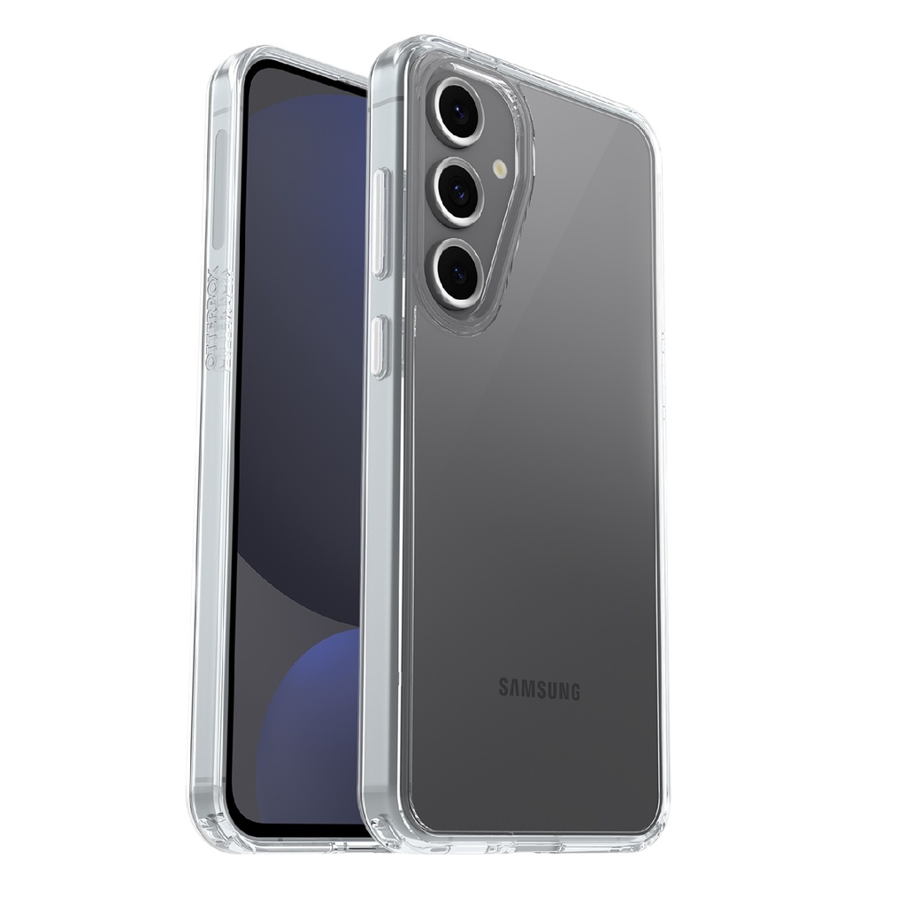 [840304780013] 840304780013 OtterBox Symmetry Clear Samsung Galaxy S24 FE 5G (6.7") Case Clear - (77-97076), Antimicrobial, DROP+ 3X Military Standard, 7 Years Warranty