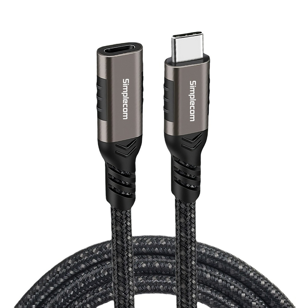 [9350414003731] 9350414003731 Simplecom CAU620 USB-C Male to Female Extension Cable USB 3.2 Gen2 PD 100W 20Gbps 2M