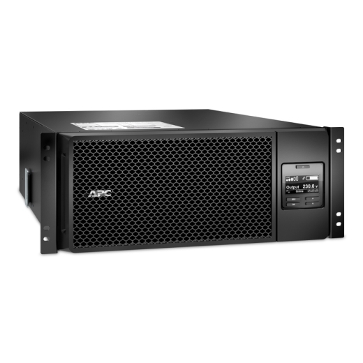 [UPA-SRT6KRMXLI] UPA-SRT6KRMXLI APC Smart-UPS On-Line, 6kVA/6kW, Rackmount 4U, 230V, 6x C13+4x C19 IEC outlets, Network Card+SmartSlot, Extended runtime, W/ rail kit