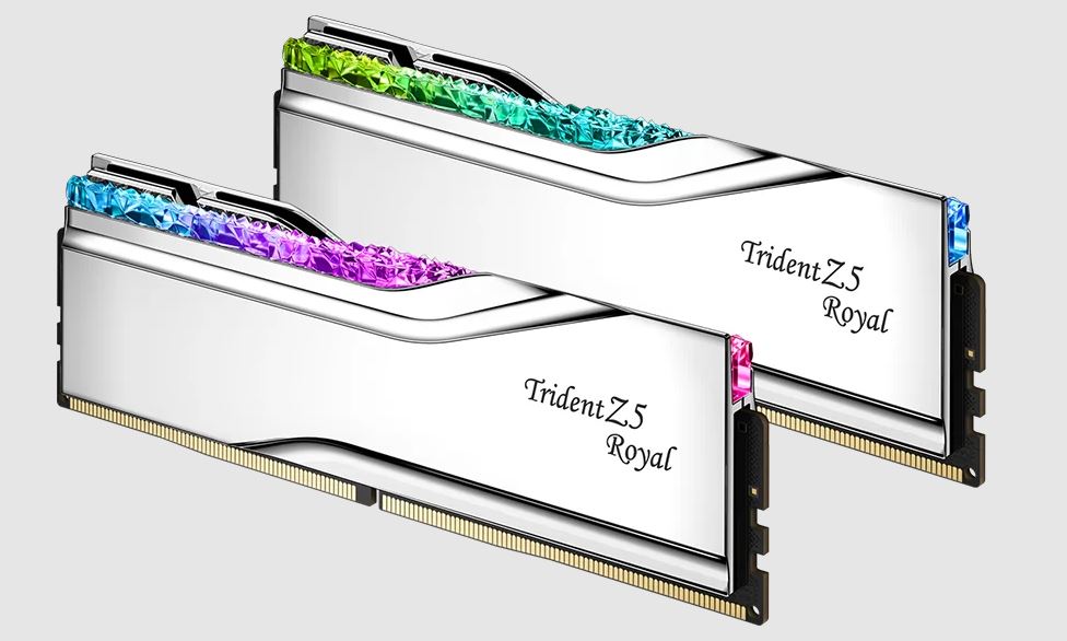 [4713294236890] 4713294236890 G.SKILL F5-6400J3039G16GX2-TR5S 32GB (2 x 16GB)/ XMP 3.0/ DDR5 6400 MT/s/ Timings 30-39-39-102/ Voltage 1.4V/ TZ5 ROYAL S.