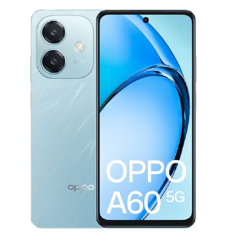 [6932169354615] 6932169354615 OPPO A60 5G 128GB - Ocean Blue (CPH2683AU Blue)*AU STOCK*, 6.67", HD+, 120Hz, 6GB/128GB, 50MP/5MP, Dual SIM, 5100mAh, 2 Years Warranty