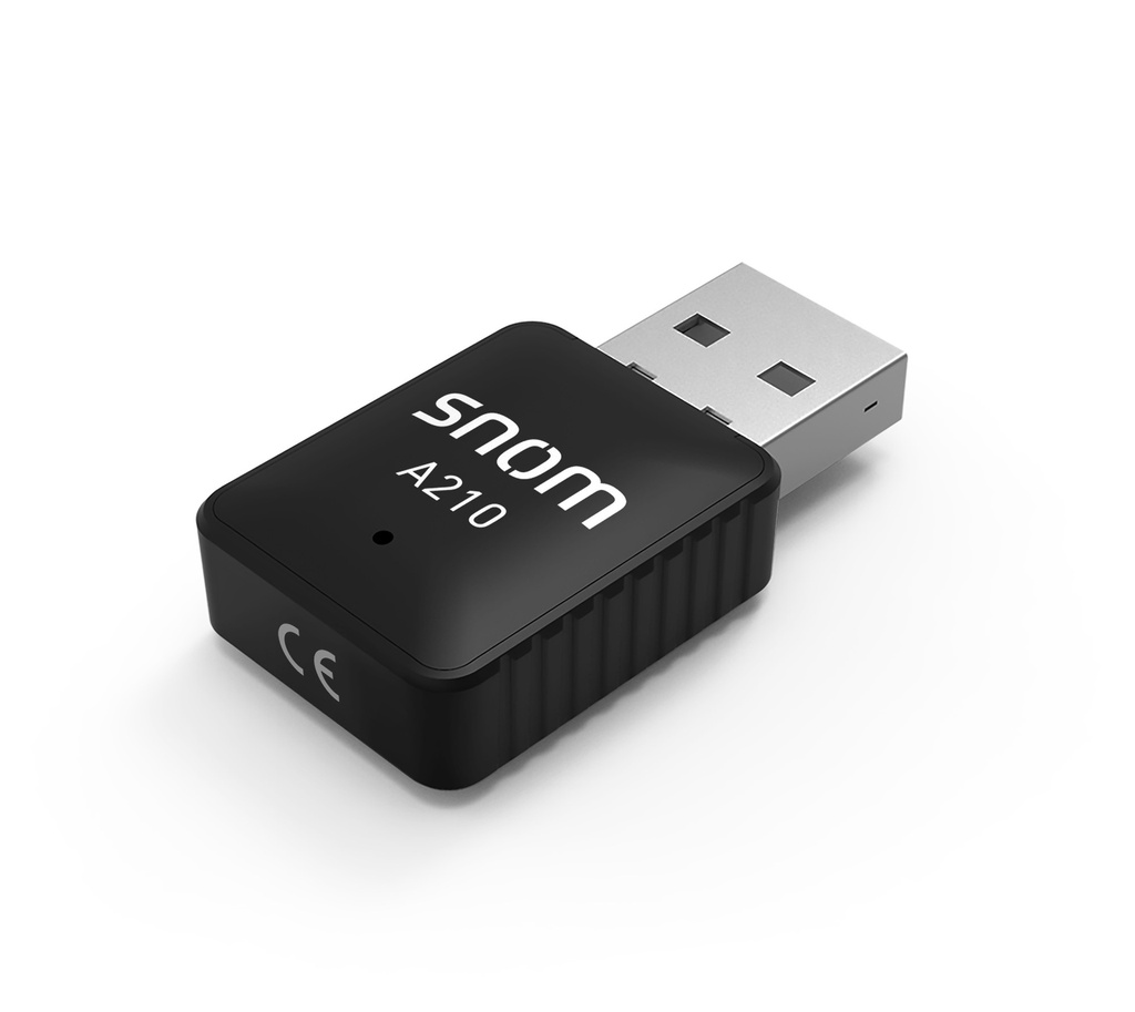 [IPS-A210-WD] IPS-A210-WD Snom A210 WiFi Dongle, Adds a WiFi option to your desk phone, Wireless telephony anywhere, Encryption: WPA-PSK/WPA2-PSK; WPA/WPA2; WEP