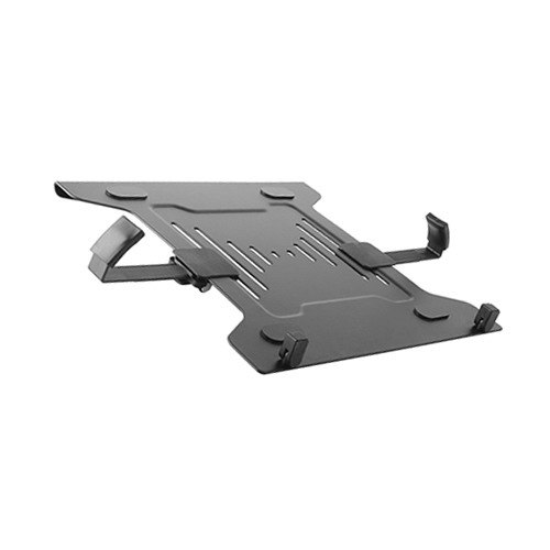 [6956745160179] 6956745160179 Brateck Steel Laptop Holder Fits10"-15.6" for most desk mounts with standard 75x75/100x100 VESA plate