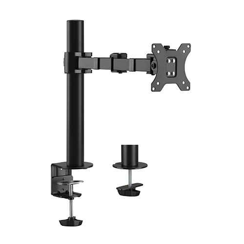 6956745161756 Brateck Single Monitor Affordable Steel Articulating Monitor Arm Fit Most 17"-32" Monitor Up to 9kg per screen VESA 75x75/100x100