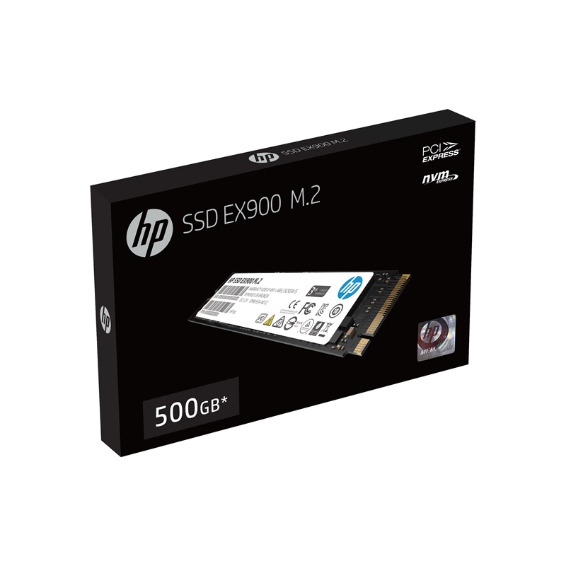 [6955914605329] 6955914605329 HP EX900 500GB PCIe3.0x4 SSD M.2 SSD 2100MB/s  1500MB/s  3D NAND Flash