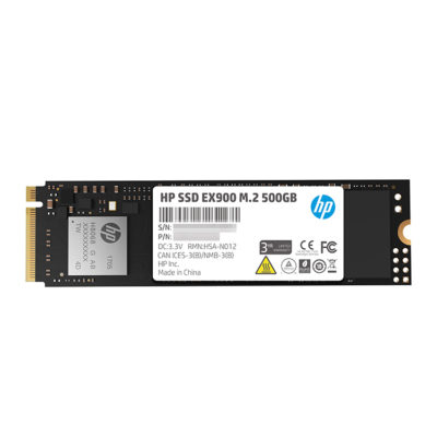 [6955914605329] 6955914605329 HP EX900 500GB PCIe3.0x4 SSD M.2 SSD 2100MB/s  1500MB/s  3D NAND Flash