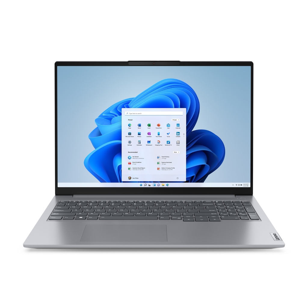 [198155187094] 198155187094 LENOVO ThinkBook 16 G6 16" WUXGA AMD R5-7430U 16GB DDR4 512GB SSD Windows 11 PRO AMD Graphic WIFI6E Thunderbolt Fingerprint Backlit 1YR OS 1.7kg 15.6"