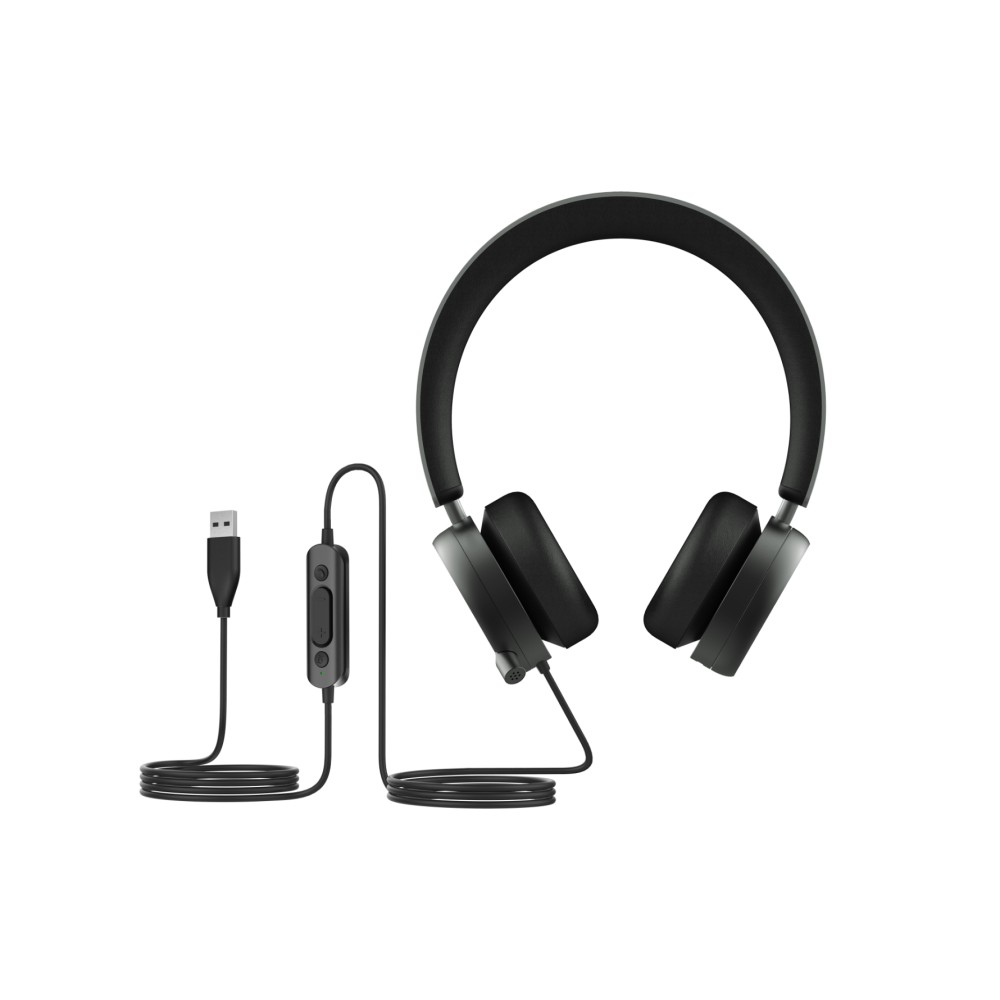 [IPF-DH50-U] IPF-DH50-U Fanvil LINKVIL DH50-U USB Headset, USB-A/C Connection Supported, Leatherette Ear Pads with Cusions, Volume Knob
