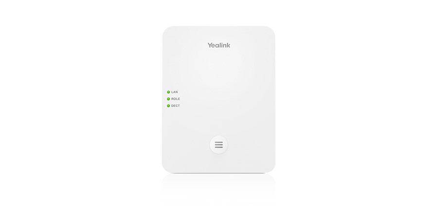 W80-BDL Yealink  Bundle DECT IP Multi-Cell System, 2x W80B  1x W80-DM, The system supports up to 100 handsets and 100 simultaneous calls