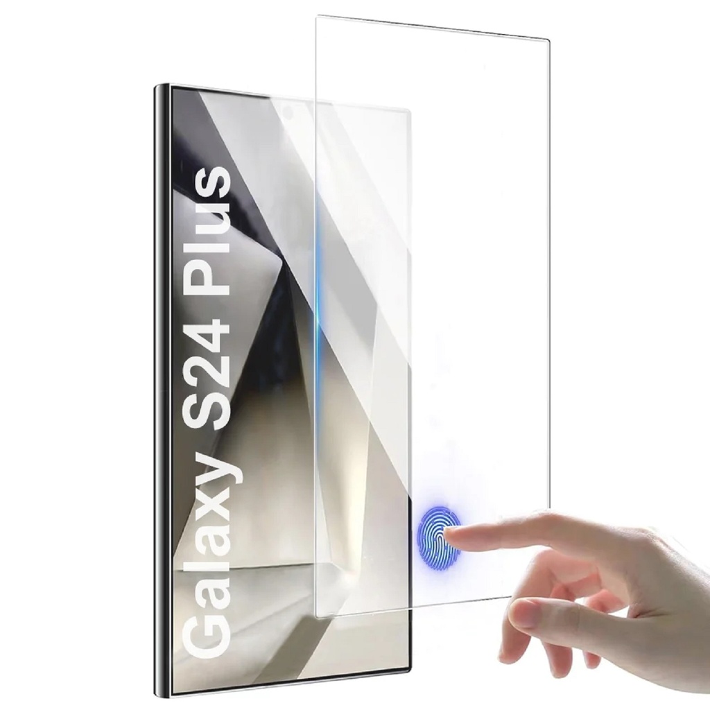 USP Samsung Galaxy S24+ 5G (6.7") Tempered Glass Screen Protector : Full Coverage, 9H Hardness, Bubble-free, Anti-fingerprint, Original Touch Feel