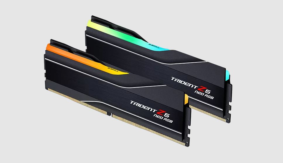 J2834F16GX2 G.SKILL F5-5600-TZ5NR 32GB (2 x 16GB)/ DDR5 5600 MT/s/ Timings 28-34-34-89/ Voltage 1.35 V/ EXPO/ TZ5 Neo RGB