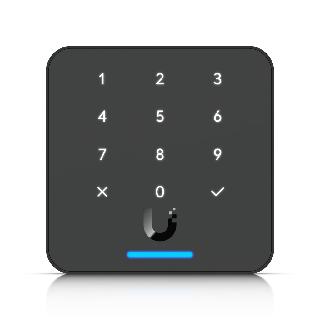 Ubiquit Reader Flex, Black,Third-generation NFC Card Reader With A Keypad  Apple Touch Pass Support, Outdoor IP55, Power via POE, 2Yr Warr