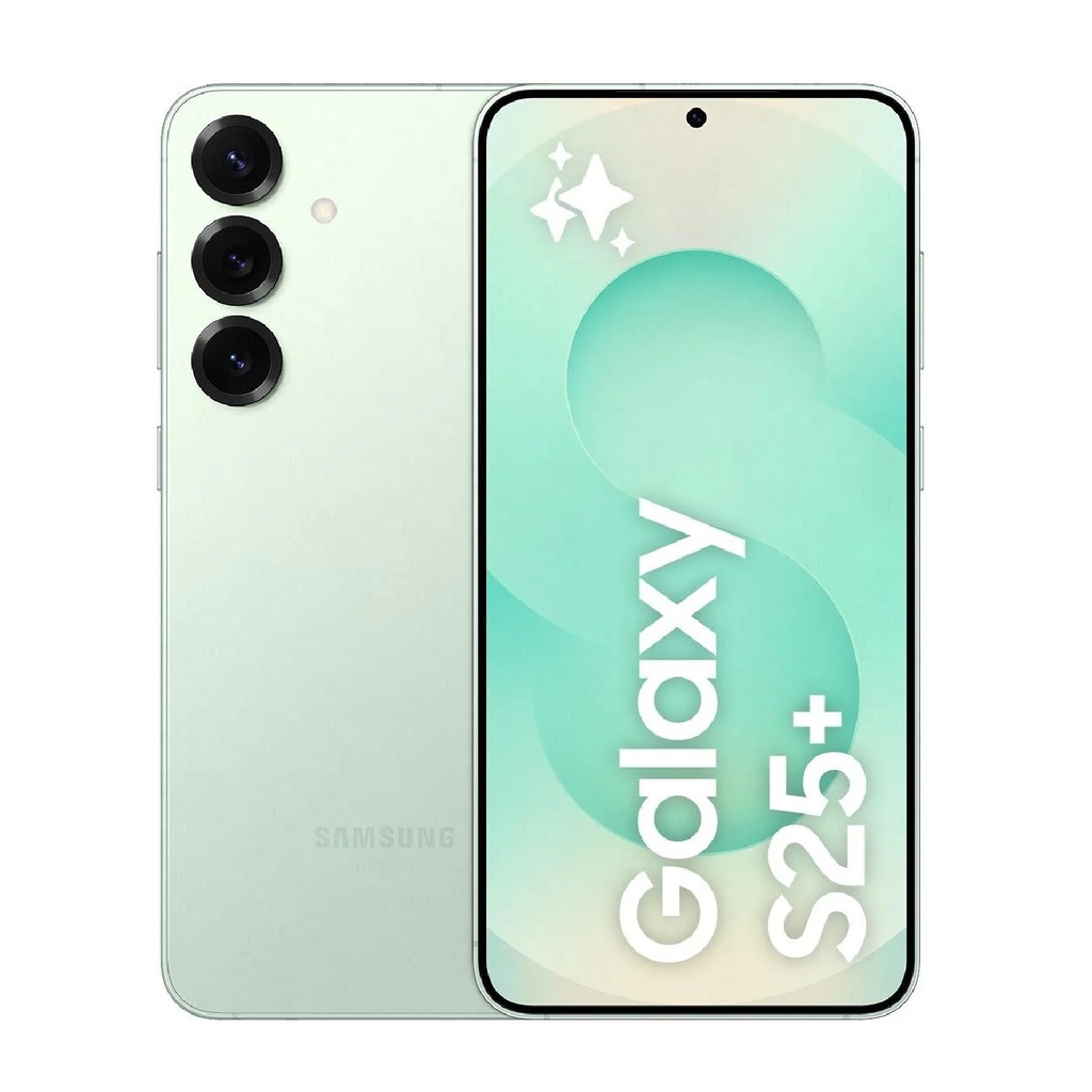 Samsung Galaxy S25+ 5G 256GB  Mint *AU STOCK*,6.7" , Quad HD+, 120Hz,12GB/256GB,50MP/12MP , Single+eSim, AI,4900mAh,2Years Warranty.