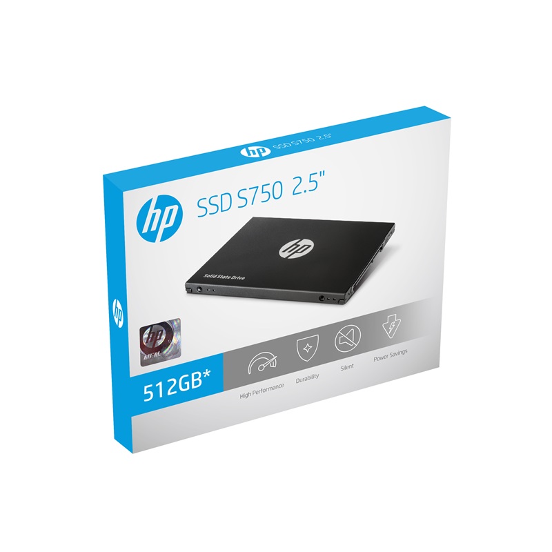 HP S750 512GB SATA III 6GB/s 2.5 inch SSD Delivers Exhilarating Speed 560MB/s  520MB/s New-gen NAND Flash