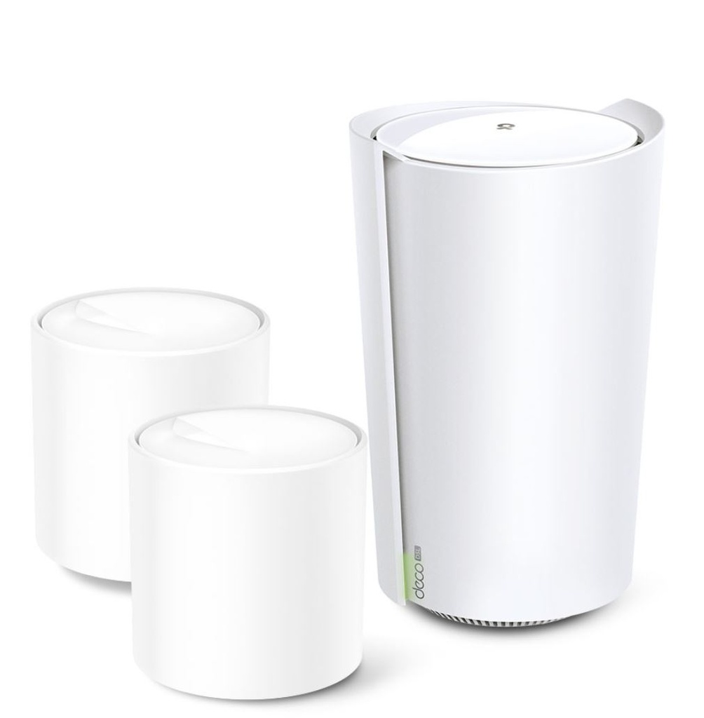 X5400 TP-Link Deco X73-DSL(3-pack) A VDSL Whole Home Mesh Wi-Fi 6 Modem System 660sqm Coverage For 1-3 Bedroom Houses, Dual-Band, OFDMA, MU-MIMO, Beam