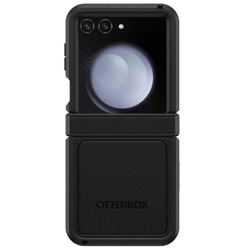 OtterBox Defender XT Samsung Galaxy Z Flip6 5G (6.7") Case Black - (77-95792), DROP+ 4X Military Standard, Rugged Hinge Protection, 7 Years Warranty