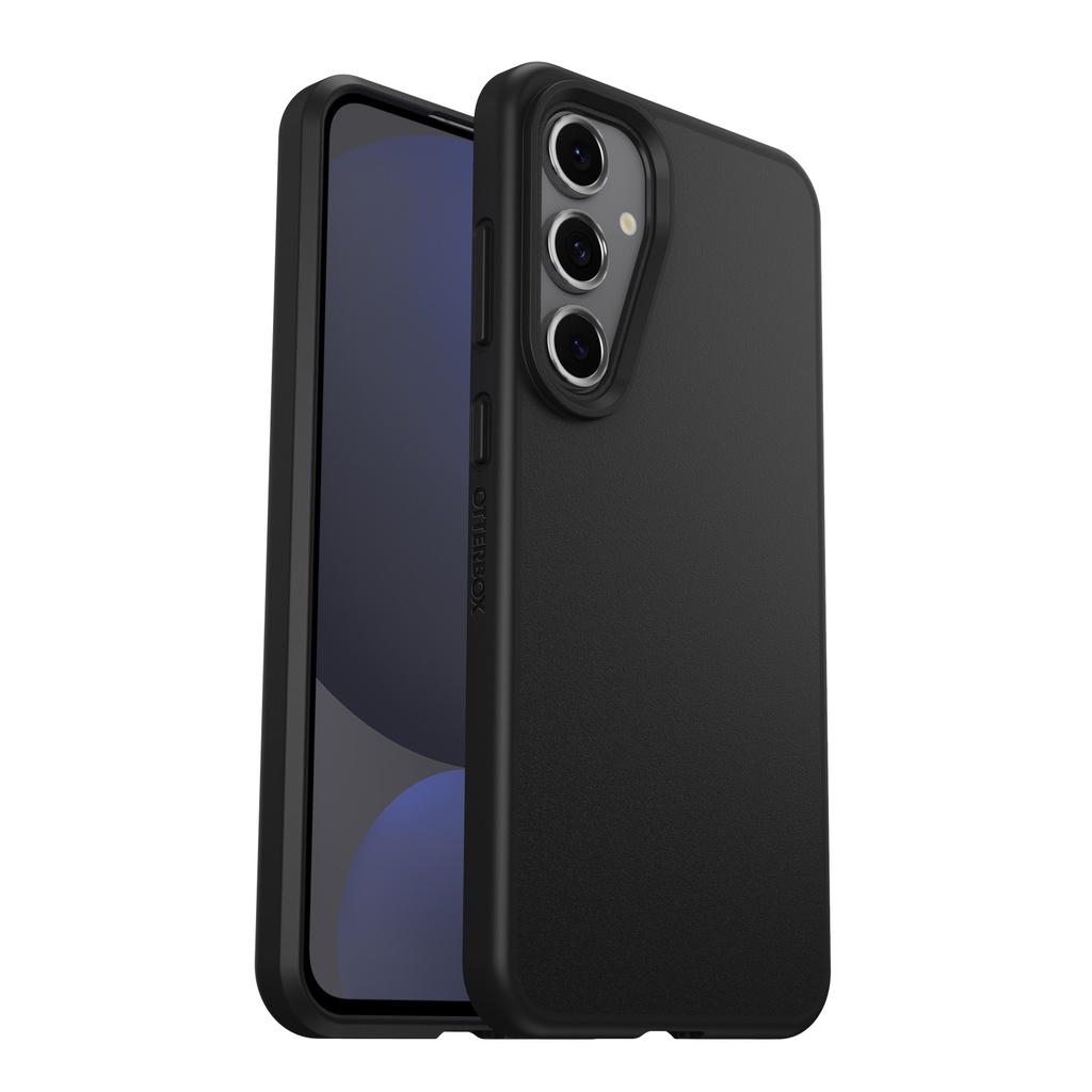 OtterBox React Samsung Galaxy S24 FE 5G (6.7") Case Black - (77-97080),Antimicrobial, DROP+ Military Standard, Hard Case, Soft Grip, 7 Years Warranty