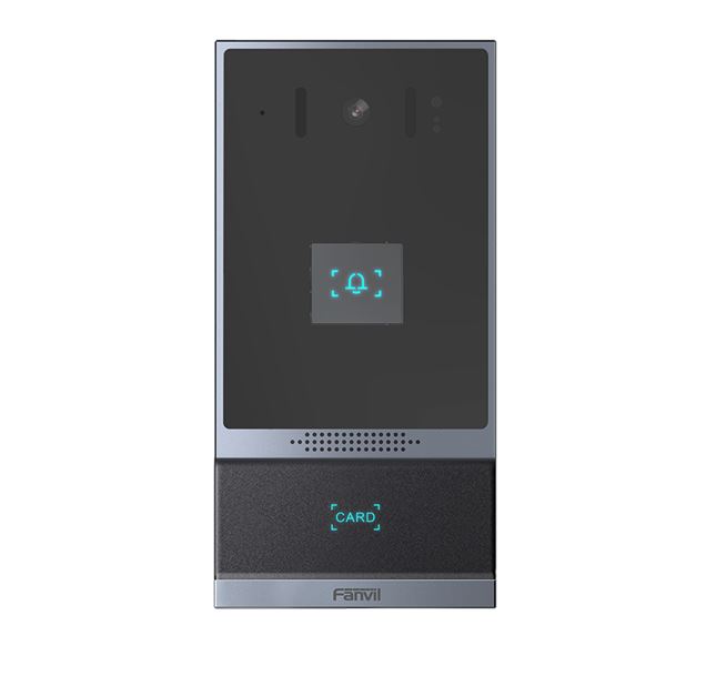 Fanvil i62 Outdoor Audio/Video Intercom, 2 SIP Lines, 1 DSS Key, PoE, IP66  IK07, RFID Reader , ONVIF, 2Yr Warranty