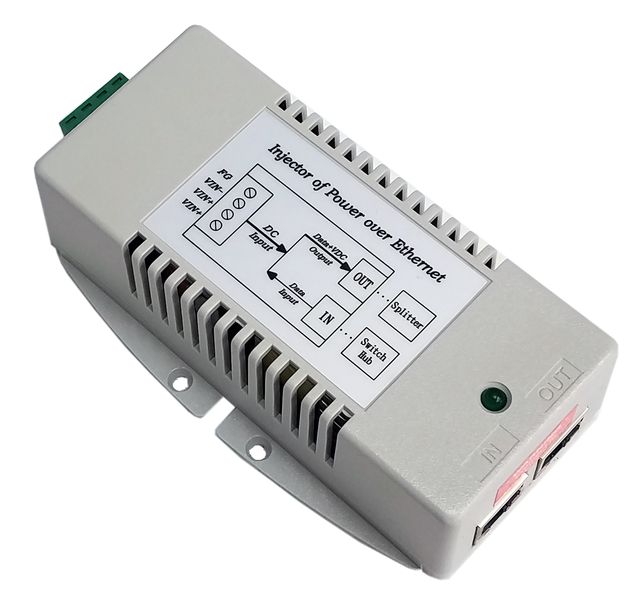 [TP-DCDC-2448GD-HP] TP-DCDC-2448GD-HP Tycon Power 18-36V In 56V 35W GigE 802.3af/at PoE, Low Cost  High Efficiency Solution for those requiring IEEE802.3af and IEEE802.3at Power