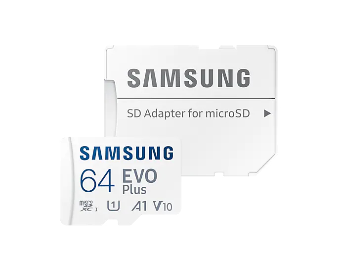 MB-MC64KA/APC Samsung MicroSD EVO Plus 64GB w Adapter