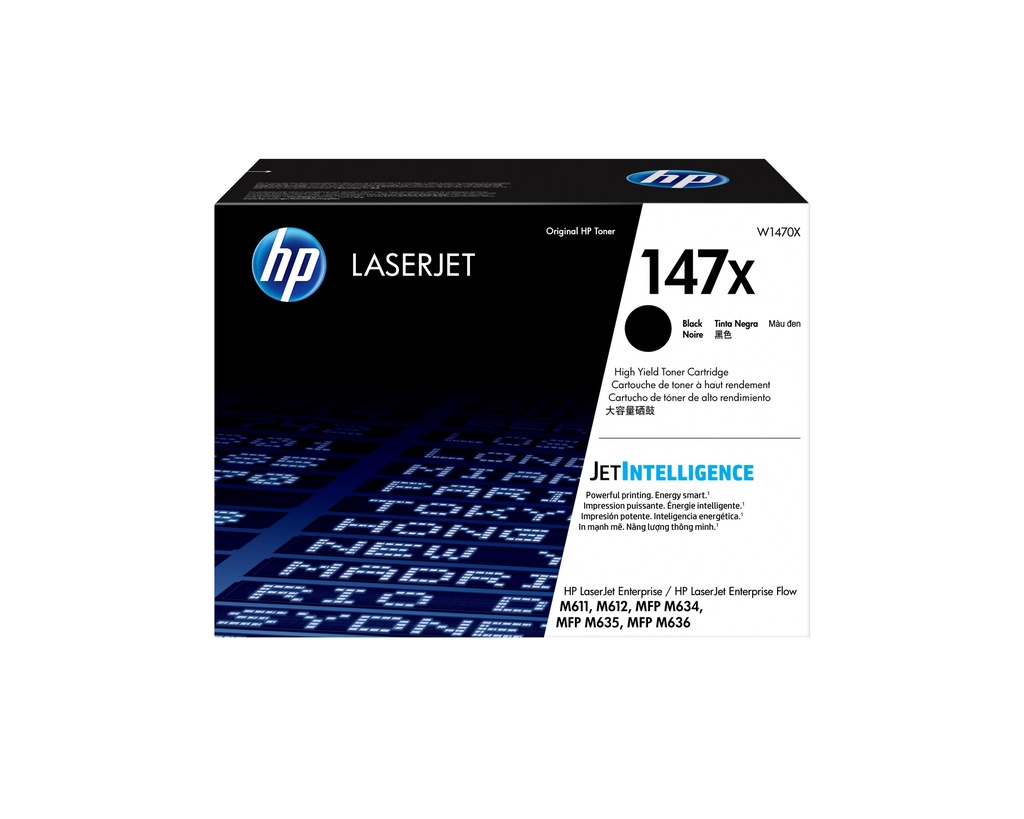 [W1470X] W1470X HP 147X Black LaserJet Toner Cartridge