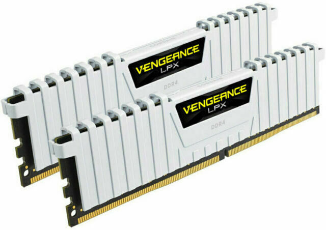 [CMK16GX4M2B3200C16W] CMK16GX4M2B3200C16W CORSAIR Vengeance LPX 16GB (2x8GB) DDR4 DRAM DIMM 3200MHz 16-18-18-36 White Heat spreader 1.35V XMP 2.0